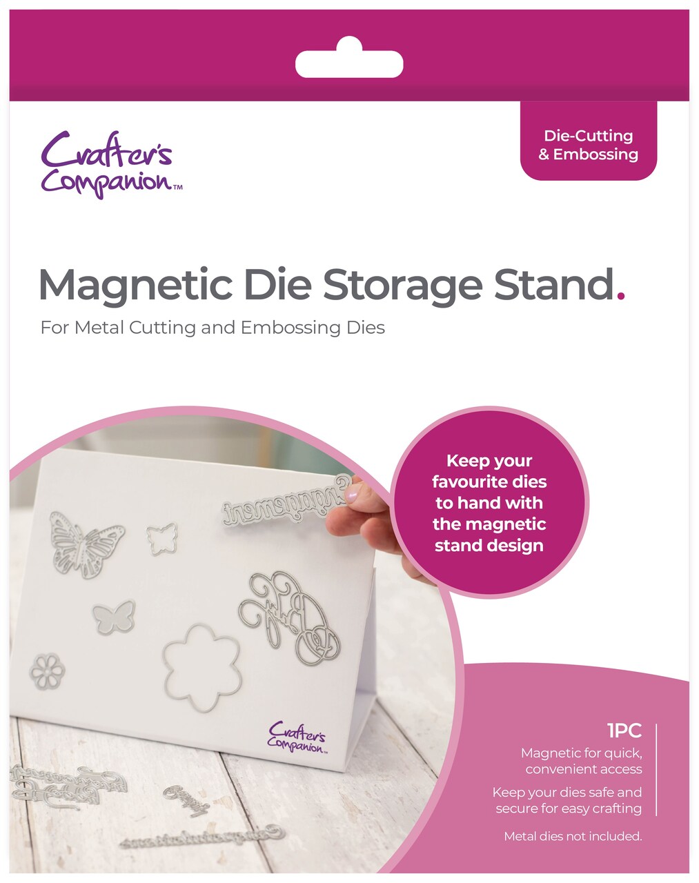 Craftes Companion Magnetic Die Storage Stand-For Metal And Embossing Dies